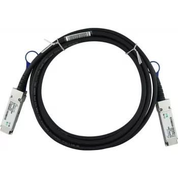 Câble cuivre d'attache directe BlueLAN 100G QSFP28, 1 m, Twinax passif, 30AWG 02314NVH-BL