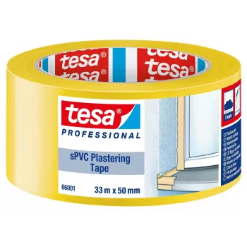 Bande de plâtrage tesa 66001 jaune 33 m x 50 mm 66001-00001-00
