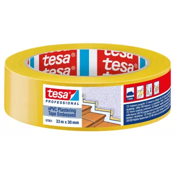 Bande de plâtrage tesa 67001-00000-00 jaune 33 m x 30 mm