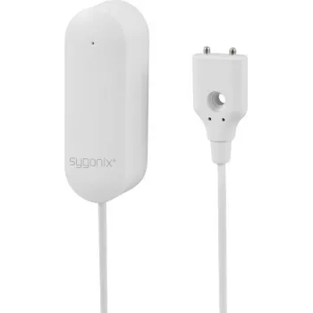 Détecteur de fuite d'eau Wi-Fi Sygonix SY-6515318 avec contrôle par application, alimenté par batterie, blanc