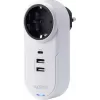 Sygonix SY-4512996 adaptateur intermédiaire avec USB, blanc