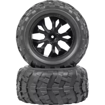 Roues complètes Reely RE-7083018 pour Rhino 2 (2 pièces, 1:10, hexagone 12 mm)