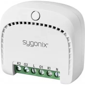Prise connectée Wi-Fi Sygonix SY-4699842, intérieur, 2300 W, 10 A, blanche
