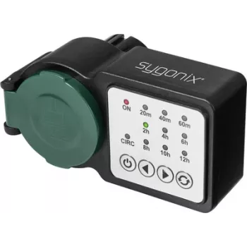 Minuteur analogique à compte à rebours Sygonix SY-6786456 avec programme journalier, 3680 W, IP44, fonctionnement continu