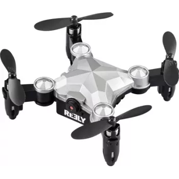 Mini drone quadricoptère en valise Reely RtF avec caméra (RE-10206195)