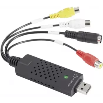 Renkforce RF-VC-120 Video Grabber avec logiciel de montage vidéo, Plug and Play (RF-5044660)