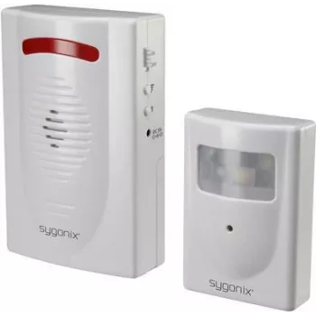 Détecteur de mouvement PIR Sygonix SY-5045276 avec alarme 120 dB et LED