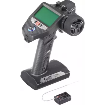 Émetteur RC à poignée pistolet 7 canaux 2,4 GHz Reely Gen7 avec récepteur RE-7835040