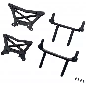 Pont d'amortisseurs / support de carrosserie, pièce de rechange Reely RE-8378430 pour Rhino 2WD et Dune Fighter 2WD