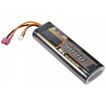 Batterie Li-Ion Reely 7,4 V 5000 mAh 2S 10C boîtier rigide fiche T RE-7856532