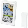 Station météo numérique Sygonix SY-5509564 avec prévisions sur 12-24 heures, horloge DCF, température et humidité intérieure/extérieure, phase de lune, alerte gel, prise en charge de capteurs 3 canaux