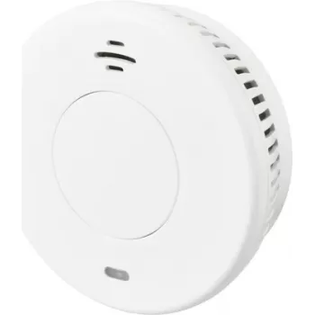 Détecteur de fumée sans fil Sygonix SY-6438012 avec pile 10 ans, interconnectable, blanc