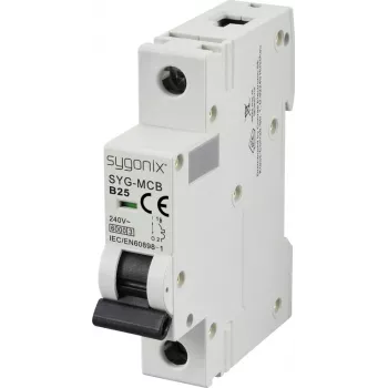 Sygonix SY-6440884 SYG-MCB Disjoncteur miniature 1P/B25/6KA 1 pôle 25 A 240 V AC