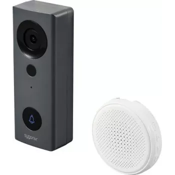 Interphone vidéo IP Sygonix WLAN sans fil gris/blanc (SY-6721068)