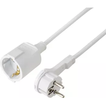 Rallonge électrique Sygonix SY-7170030 16 A blanche 2,00 m H05VV-F 3G 1,5 mm²