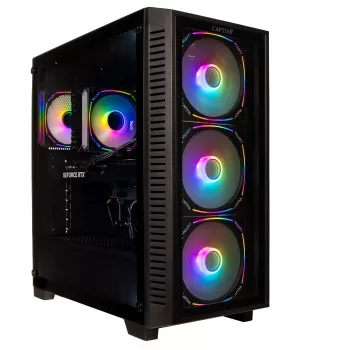 Captiva Highend Gaming R10-3600 PC de jeu (Ryzen 7 7800X3D, RTX 5070 12 Go, 32 Go, SSD 1 To, Windows 11 Famille)