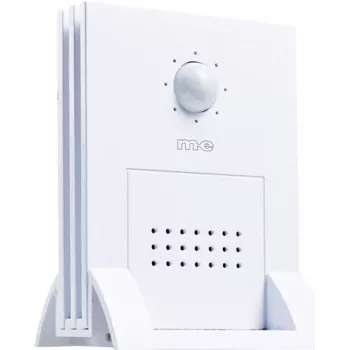Carillon détecteur de mouvement m-e modern-electronics DGF-300 blanc avec capteur PIR 41058