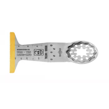 Lame de scie E-Cut bi-métal Fein 63502228450 avec revêtement TiN, lot de 50