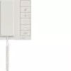 Hager RTQ640X poste intérieur audio avec combiné pour bus IP 2 fils, blanc polaire