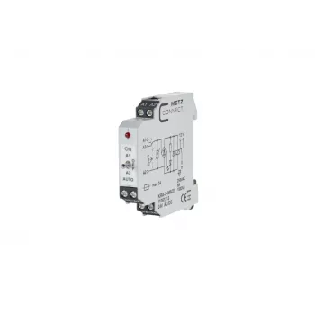METZ CONNECT KRA-S-M6/21 module relais de couplage 24V AC/DC 1 contact inverseur 8A blanc 11061213