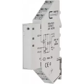 METZ CONNECT 11070013 module relais 24 V DC 1 CO blanc