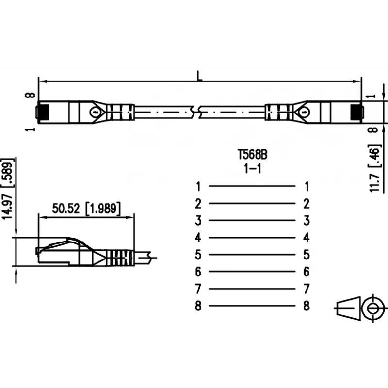Câble patch METZ BTR NETCOM Cat6a S/FTP, 15 m, jaune 130845A577-E