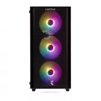 PC de bureau Captiva Business/Office R10-3546 - AMD Ryzen 5 3400G, 16 Go, SSD 500 Go, Wi-Fi, sans système d'exploitation