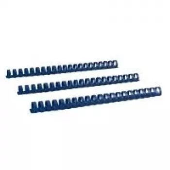 LMG BRP190-BL peignes de reliure en plastique bleus pour 145 feuilles, dos 19 mm, 100 pièces