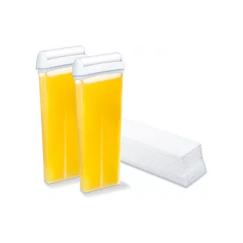 Cartouche de recharge de cire chaude Beurer HL 40 - roll-on 50 ml à base de cire d'abeille HL041