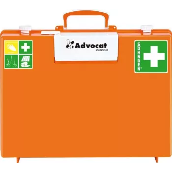 Söhngen Advocat Construction Site First Aid Kit DIN 13157, Orange ABS, 400 x 300 x 150 mm 0367001