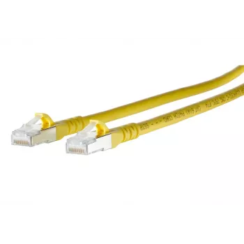 Câble patch BTR TP METZ ISO/IEC Cat.6 AWG26 2x RJ45 7,0 m jaune 1308457077-E