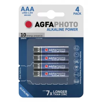 Pile alcaline AGFAPHOTO AAA LR03 1,5 V Micro APAAAA