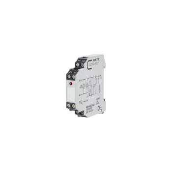 METZ CONNECT 11061913 module relais d'interface, bobine 24 V AC, 1 contact inverseur, 6 A, blanc