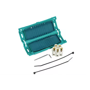 HellermannTyton 435-00655 support de serre-câbles autocollant, polypropylène vert, 69 x 40 mm, pour serre-câbles jusqu'à 9 mm, 1 pièce