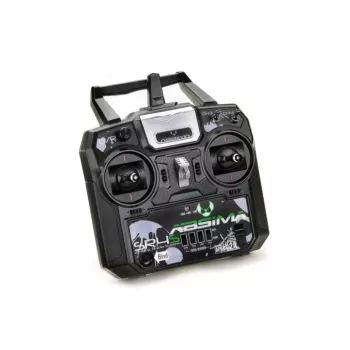 Télécommande à manches Absima SR4S 4 canaux 2,4 GHz avec récepteur, noir