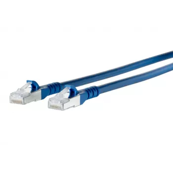 Câble patch réseau METZ CONNECT 130845A544-E Cat6a S/FTP, 15 m, bleu
