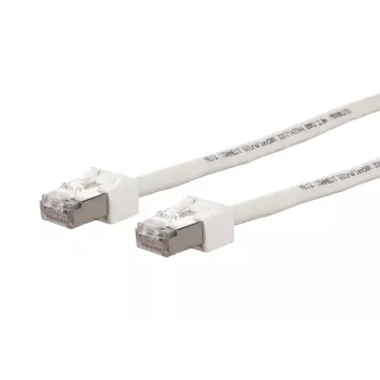 Câble de brassage METZ CONNECT Ultraflex500 CAT 6 S/FTP, RJ-45 mâle vers RJ-45 mâle, 1,0 m, blanc, sans halogène 13084V1088-E
