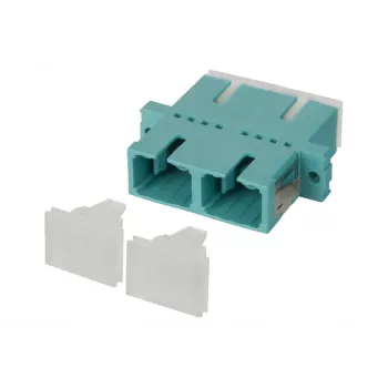 Coupleur METZ BTR 150900BA-I OpDAT SC-D MM OM3 bronze phosphoreux aqua duplex