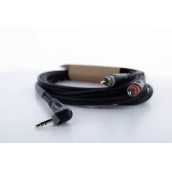 Cordial 14860 Câble adaptateur audio Y jack 3,5 mm vers 2x RCA 3 m noir