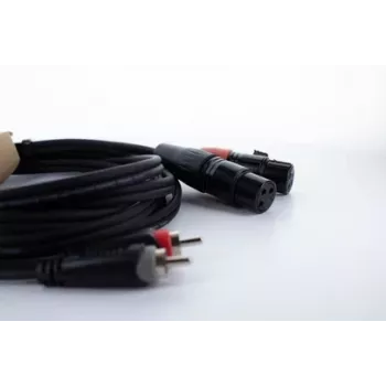Cordial EU 1.5 FC Câble audio XLR vers RCA 1,5 m noir 14852