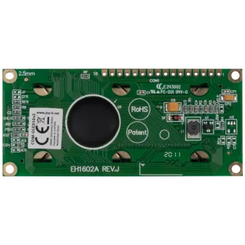 JOY-IT COM-OLED16X2 Module d'affichage OLED 16x2, blanc, I2C, SSD1306, compatible Arduino et Raspberry Pi