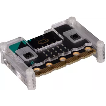 JOY-IT BBCZ CASE V2 TR - boîtier de protection transparent pour BBC micro:bit V2 (MB-CASE02)