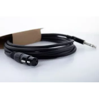Câble audio Cordial EM 6 FV XLR vers jack TRS 6,3 mm, 6 m, noir 14823