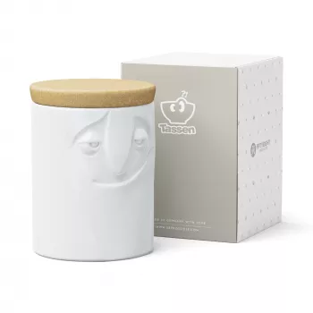 Bocal de conservation en porcelaine Charmant FIFTYEIGHT PRODUCTS 1700 ml blanc