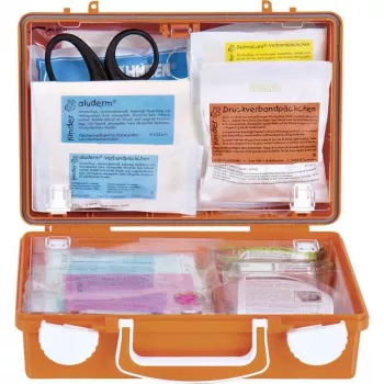 SÖHNGEN Children's First Aid Cabinet DIN 13157, Wall-Mountable Steel, White 0550002