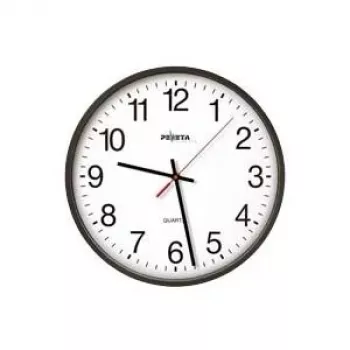 Horloge murale PEWETA noire 44.130.212