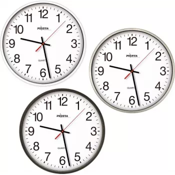 Horloge murale PEWETA noire 44.130.212