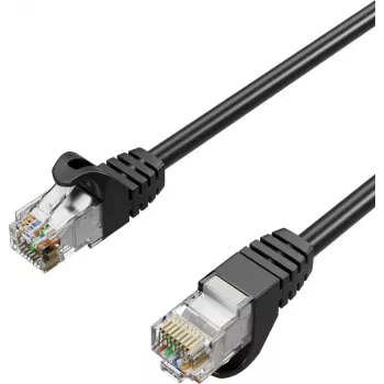 Câble patch Flexline FL31-39095 Cat.7 S/FTP PUR, RJ45, 20 m, noir