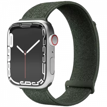 Bracelet de montre VONMÄHLEN Fitness Loop 2 pour Apple Watch 44 mm, 45 mm, 49 mm - olive