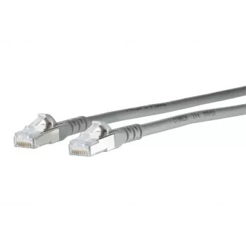 Câble patch METZ BTR 1308458033-E Cat.6a S/FTP LSZH, 8 m, gris, 10 Gbit/s